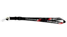 Load image into Gallery viewer, BRAND NEW DODGE Car Keychain Tag Rings Keychain JDM Drift Lanyard Black