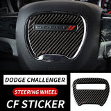 Brand New Real Carbon Fiber Steering Wheel Center Cover Trim For Dodge Charger/Challenger 2015-2020