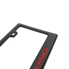 Load image into Gallery viewer, Brand New Universal 100% Real Carbon Fiber Ford Racing License Plate Frame - 1PCS