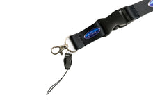 Load image into Gallery viewer, BRAND NEW FORD MUSTANG GT Car Keychain Tag Rings Keychain JDM Drift Lanyard Black