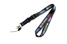 Load image into Gallery viewer, BRAND NEW FORD MUSTANG GT Car Keychain Tag Rings Keychain JDM Drift Lanyard Black
