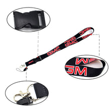 Load image into Gallery viewer, BRAND NEW GMC Car Keychain Tag Rings Keychain JDM Drift Lanyard Black