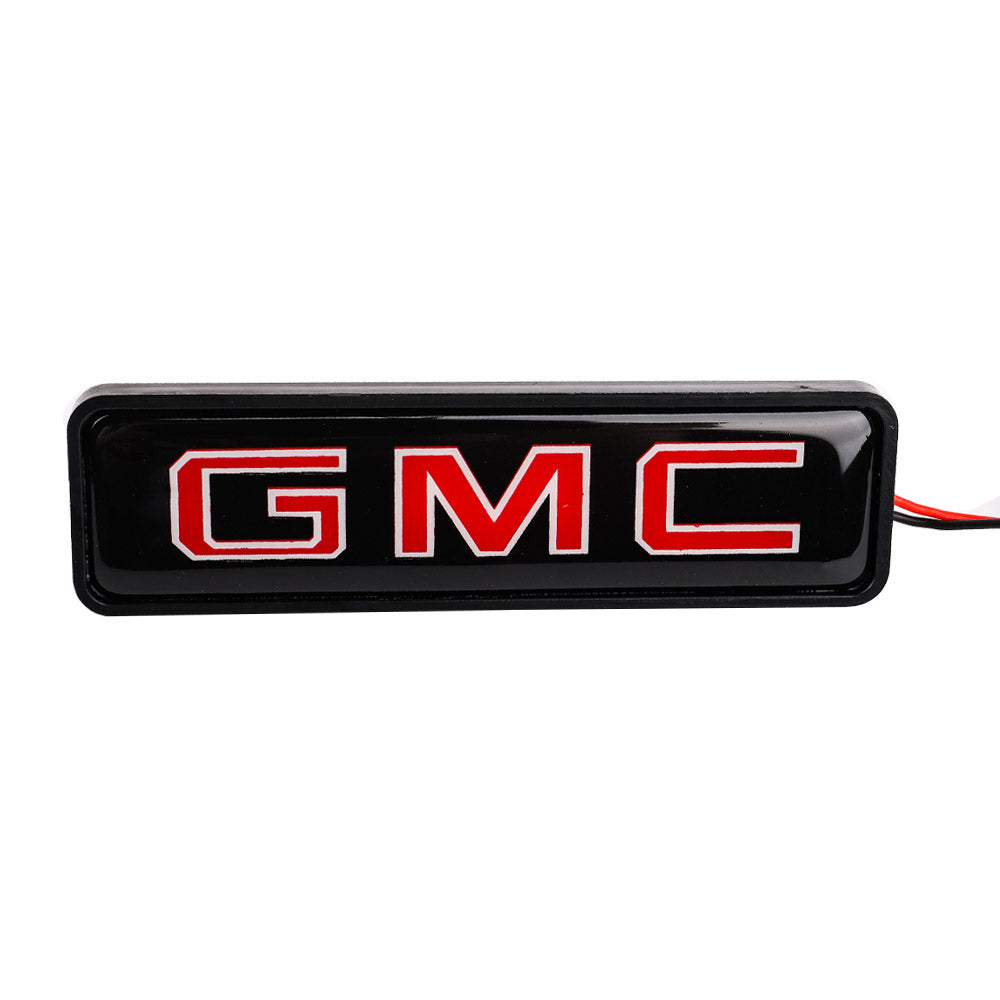 BRAND NEW 1PCS GMC NEW LED LIGHT CAR FRONT GRILLE BADGE ILLUMINATED DECAL STICKER
