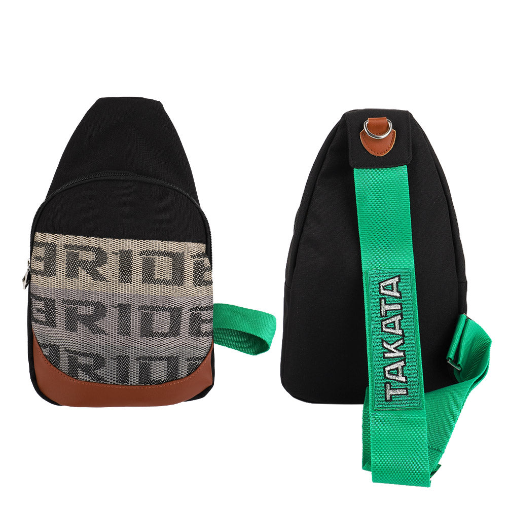 Brand New JDM Takata Green Backpack Molle Tactical Sling Chest Pack Shoulder Waist Messenger Bag