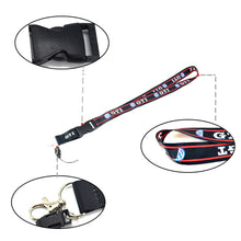 Load image into Gallery viewer, BRAND NEW GTI Car Keychain Tag Rings Keychain JDM Drift Lanyard Black