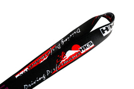 BRAND NEW HKS Car Keychain Tag Rings Keychain JDM Drift Lanyard Black