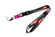 Load image into Gallery viewer, BRAND NEW HKS Car Keychain Tag Rings Keychain JDM Drift Lanyard Black