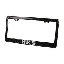 Load image into Gallery viewer, Brand New 1PCS HKS Real 100% Carbon Fiber License Plate Frame Tag Cover Original 3K With Free Caps