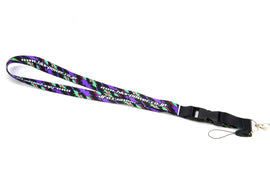 BRAND NEW HKS Car Keychain Tag Rings Keychain JDM Drift Lanyard Black