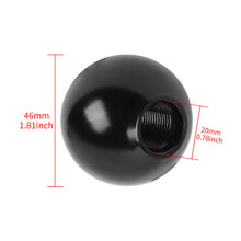 Load image into Gallery viewer, BRAND NEW UNIVERSAL HKS JDM Aluminum Black Round Ball Manual Gear Stick Shift Knob Universal M8 M10 M12
