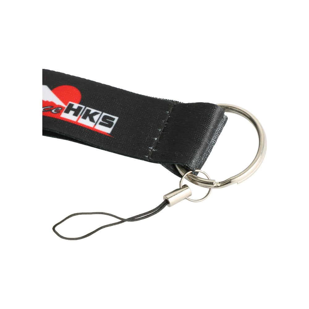 BRAND NEW JDM HKS DOUBLE SIDE Racing Cell Holders Keychain Universal
