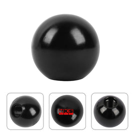 BRAND NEW UNIVERSAL HKS JDM Aluminum Black Round Ball Manual Gear Stick Shift Knob Universal M8 M10 M12