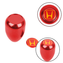 Load image into Gallery viewer, Brand New Universal Honda H Logo Sticker Aluminum Manual Gear Stick Red Shift Knob M8 M10 M12