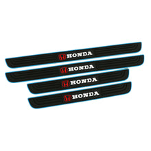 Load image into Gallery viewer, Brand New 4PCS Universal Honda Blue Rubber Car Door Scuff Sill Cover Panel Step Protector