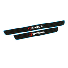 Load image into Gallery viewer, Brand New 4PCS Universal Honda Blue Rubber Car Door Scuff Sill Cover Panel Step Protector