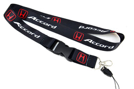 BRAND NEW Honda Accord Car Keychain Tag Rings Keychain JDM Drift Lanyard Black