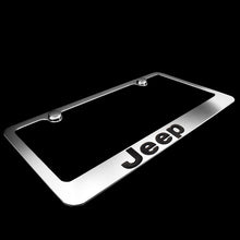 Load image into Gallery viewer, Brand New 2PCS JEEP Chrome Plated Brass License Plate Frame Officially Licensed