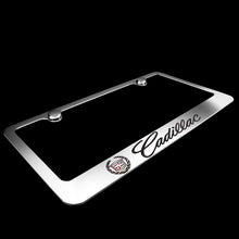 Load image into Gallery viewer, Brand New 1PCS Cadillac Chrome Plated Brass License Plate Frame Officially Licensed