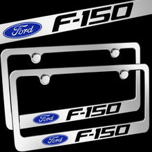 Load image into Gallery viewer, Brand New 2PCS F150 Chrome Plated Brass License Plate Frame Officially Licensed