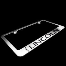 Load image into Gallery viewer, Brand New 1PCS LINCOLN Chrome Plated Brass License Plate Frame Officially Licensed