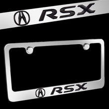 Load image into Gallery viewer, Brand New 1PCS RSX Chrome Plated Brass License Plate Frame Officially Licensed