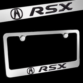 Brand New 1PCS RSX Chrome Plated Brass License Plate Frame Officially Licensed