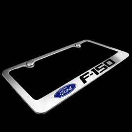 Brand New 2PCS F150 Chrome Plated Brass License Plate Frame Officially Licensed