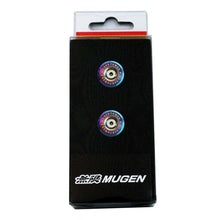 Load image into Gallery viewer, Brand New 4PCS JDM Mugen Power Neo-Chrome License Plate Frame Bolts Screws Fasteners Universal