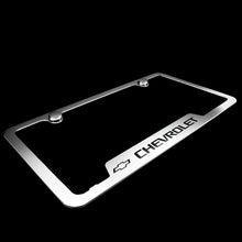 Load image into Gallery viewer, Brand New 1PCS Chevrolet Chrome Stainless Steel License Plate Frame Officially Licensed