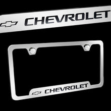 Load image into Gallery viewer, Brand New 1PCS Chevrolet Chrome Stainless Steel License Plate Frame Officially Licensed