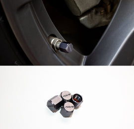 Brand New 4PCS VOLKRACING RAY TIRE Valve Stem Caps Forged Aluminum Gunmetal Universal Jdm