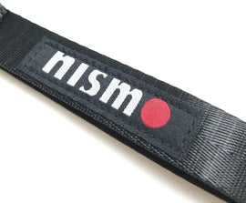 BRAND New JDM Nismo Black Racing Keychain Metal key Ring Hook Strap Lanyard Universal