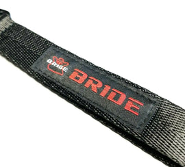 BRAND New JDM Bride Black Racing Keychain Metal key Ring Hook Strap Lanyard Universal