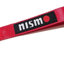 BRAND New JDM Nismo Red Racing Keychain Metal key Ring Hook Strap Lanyard Universal