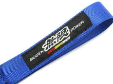 Load image into Gallery viewer, BRAND New JDM Mugen Power Blue Racing Keychain Metal key Ring Hook Strap Lanyard Universal