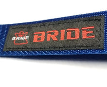 Load image into Gallery viewer, BRAND New JDM Bride Blue Racing Keychain Metal key Ring Hook Strap Lanyard Universal