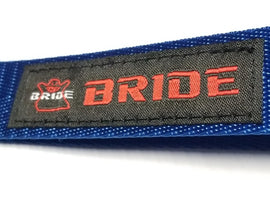 BRAND New JDM Bride Blue Racing Keychain Metal key Ring Hook Strap Lanyard Universal