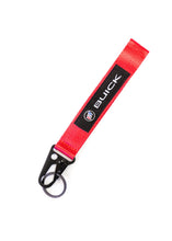 Load image into Gallery viewer, BRAND New JDM Buick Red Racing Keychain Metal key Ring Hook Strap Lanyard Universal