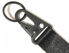 Load image into Gallery viewer, BRAND New JDM MAZDA Black Racing Keychain Metal key Ring Hook Strap Lanyard Universal