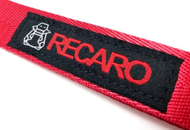 BRAND New JDM Recaro Red Racing Keychain Metal key Ring Hook Strap Lanyard Universal