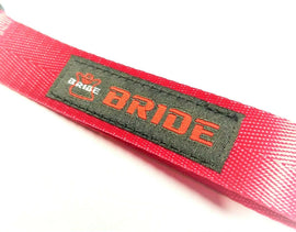 BRAND New JDM Bride Red Racing Keychain Metal key Ring Hook Strap Lanyard Universal