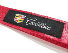 Load image into Gallery viewer, BRAND New JDM Cadillac Red Racing Keychain Metal key Ring Hook Strap Lanyard Universal