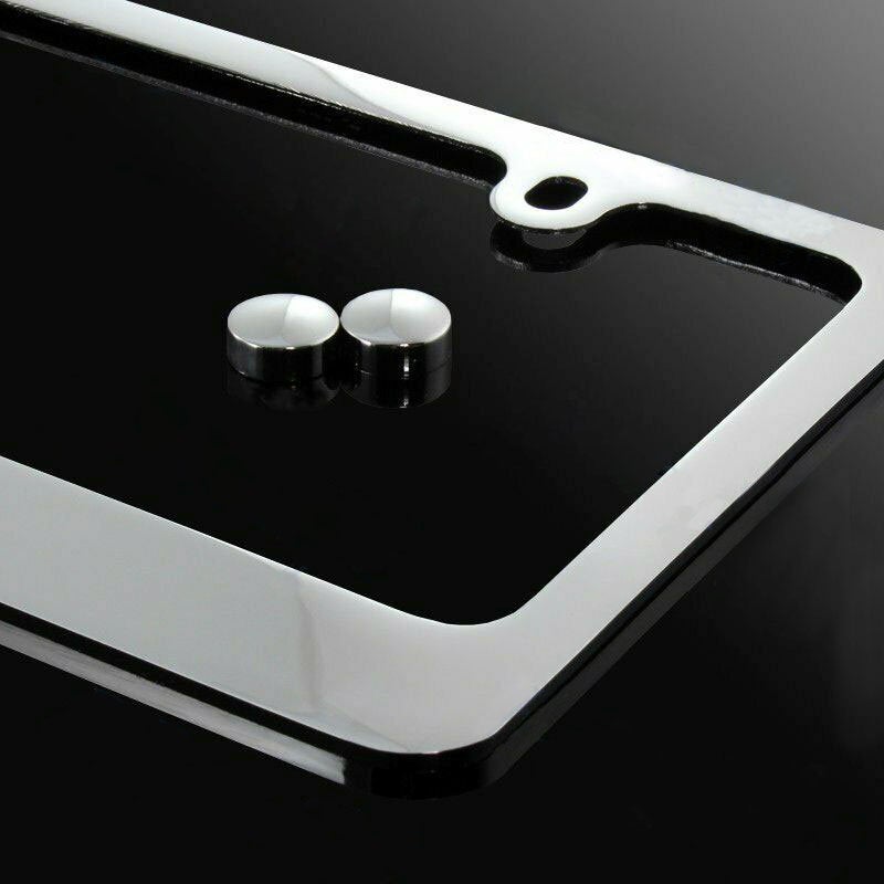 Brand New 2PCS Toyota Tundra Chrome Plated Brass License Plate Frame Officially Licensed