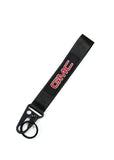 BRAND New JDM GMC Black Racing Keychain Metal key Ring Hook Strap Lanyard Universal