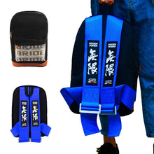 Load image into Gallery viewer, Brand New JDM Mugen Bride Racing Blue Harness Adjustable Shoulder Strap Back Pack