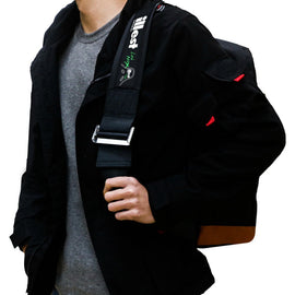 Brand New JDM ILLEST Bride Racing Black Harness Adjustable Shoulder Strap Back Pack