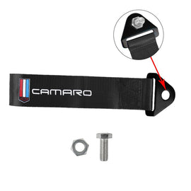 Brand New Camaro Race High Strength Black Tow Towing Strap Hook For Front / REAR BUMPER JDM