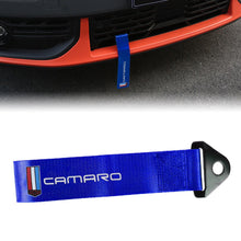 Load image into Gallery viewer, Brand New Camaro Race High Strength Blue Tow Towing Strap Hook For Front / REAR BUMPER JDM