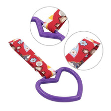 Load image into Gallery viewer, Brand New Heart Purple JDM TSURIKAWA Ring Subway Train Bus Handle Strap Charm Drift