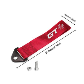 Brand New Scion Fr-s & Subaru Brz GT86 Race High Strength Red Tow Towing Strap Hook For Front / REAR BUMPER JDM